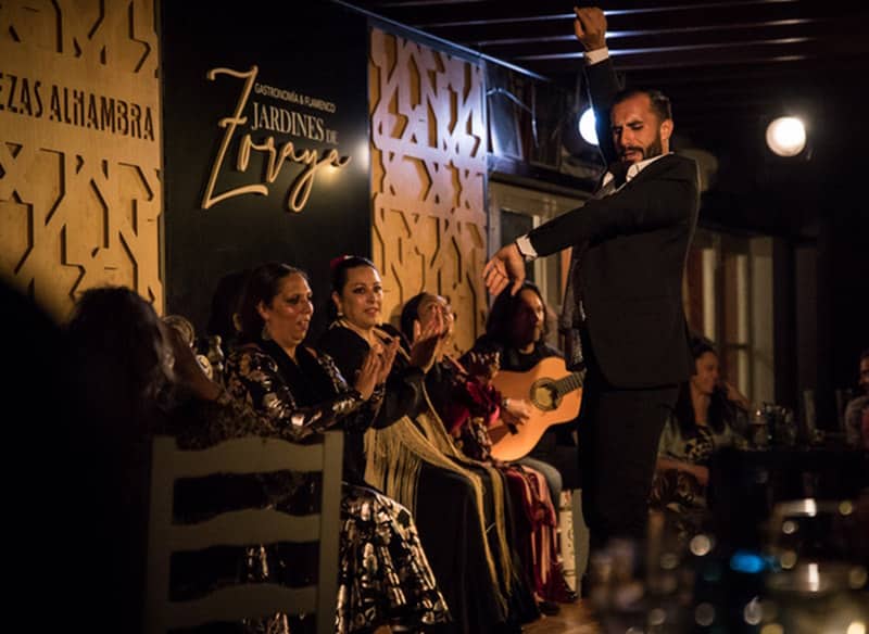 opiniones sobre el espectaculo flamenco en Granada de Jardines de Zoraya